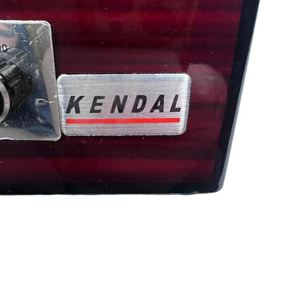 Kendal Single Automatic Watch Winder Dark Cherry Wood Glass Box NO KEY